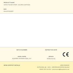 Gafas De Natación Sport Colores Surtidos