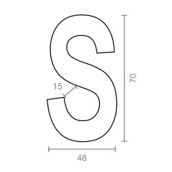 Gancho En Forma De S Cg23, 6 X 70 Mm, Zincado, Blister 2 Uds
