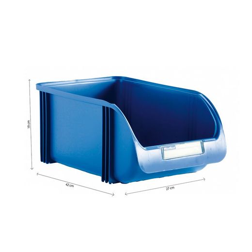 Gaveta Apilable Color Titanium Azul 27 Cm