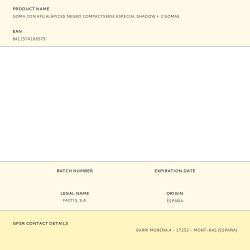 Goma Con Afilalápices Negro Compactserie Especial Shadow + 2 Gomas