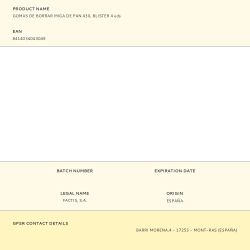 Gomas De Borrar Miga De Pan 430, Blister 4 Uds