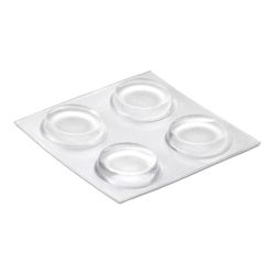Gota Autoadhesiva Protectora Ø19X4Mm (Blister 4 Unid.) Inofixcolgador Sobrepuerta Blanco Blister  Inofix
