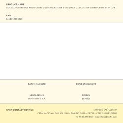 Gota Autoadhesiva Protectora Ø19X4Mm (Blister 4 Unid.) Inofixcolgador Sobrepuerta Blanco Blister  Inofix