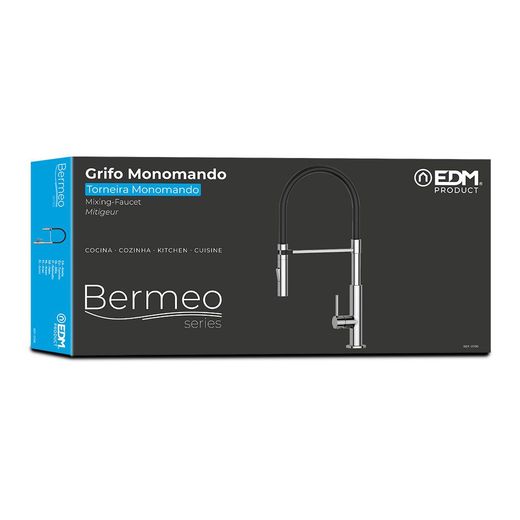 Grifo Monomando De Cocina Caño Alto Serie Bermeo