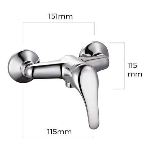 Grifo Monomando De Ducha Empotrado Serie Saona