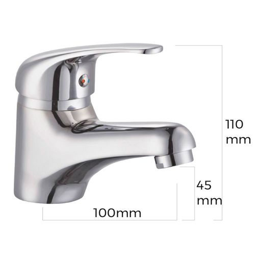 Grifo Monomando De Lavabo Serie Saona