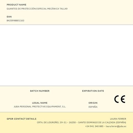 Guante Nailon / Licra Palma Nitrilo Foam Para Mecánica, T-09