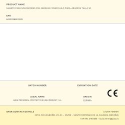 Guante Piel De Serraje Cosido Hilo Para-Aramida, Soldadura, T-10