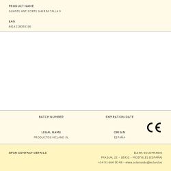 Guante Piel Sintética Anticorte Sherpa, T-09