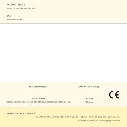 Guante Universal Talla S