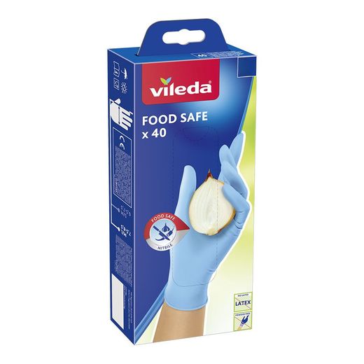 Guantes Food Safe 40 Uds  M/L