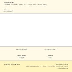 Guarnicion Pvc Para Lavabos - Fregaderos Transparente 130 Cm