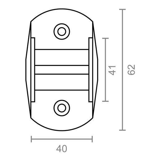 Guia Cinta Persiana Plástico Pr10 Blanco