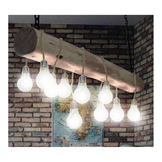 Guirnalda A Pilas, Función Fija, Uso Interior, 10 Bombillas Con 3 Leds, Blanco Cálido, 2,55 M