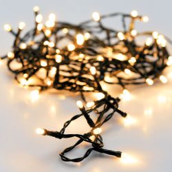 Guirnalda Con Función Fija, Uso Exterior, Blanco Cálido, 480 Leds, 36 M