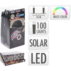 Guirnalda Solar Led, Multicolor, 100 Leds, 10 M