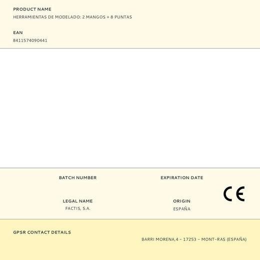 Herramientas De Modelado: 2 Mangos + 8 Puntas