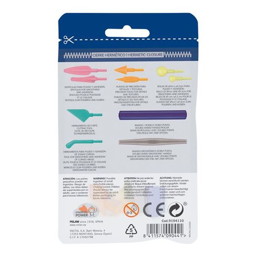 Herramientas De Modelado: 2 Mangos + 8 Puntas