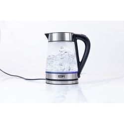 Hervidor De Agua De Cristal + Acero Inoxidable 1850 - 2200 W 1,7 L