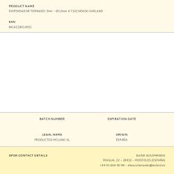 Hilo Para Desbrozadora Tornado, Cuadrado, Ø3,0 Mm, Dispensador 54 M