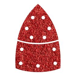 Hoja Abrasiva Adhesiva, 2 Piezas Para Madera/Metal, Grano 40, 10 Uds