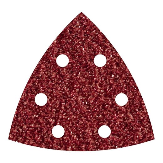 Hojas Abrasivas Adhesivas De Corindón, 95 Mm, Grano 60 Delta, 5 Uds