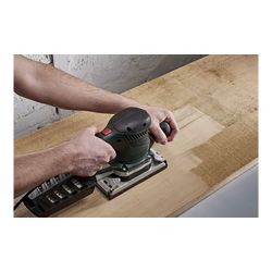 Hojas De Lijar Adhesivas De Corindón Perforadas, 93 X 185 Mm, Grano 80, 10 Uds