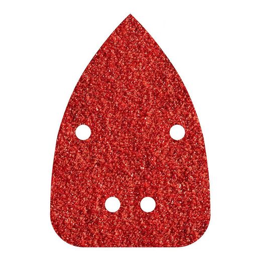 Hojas De Lijar Adhesivas De Corindón Perforadas, 96 X 136 Mm, Grano 120, 10 Uds