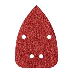 Hojas De Lijar Adhesivas De Corindón Perforadas 96 X 136 Mm, Grano 240, 10 Uds