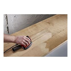 Hojas De Lijar Adhesivas De Corindón Perforadas 96 X 136 Mm, Grano 80, 10 Uds