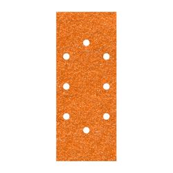 Hojas De Lijar De Corindón Perforadas Oval, 93 X 230 Mm, Grano 120, 5 Uds