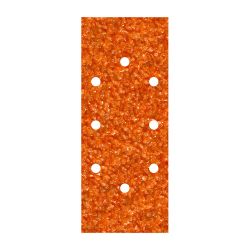 Hojas De Lijar De Corindón Perforadas Oval, 93 X 230 Mm, Grano 40, 5 Uds