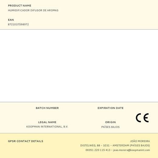 Humidificador Difusor De Aromas