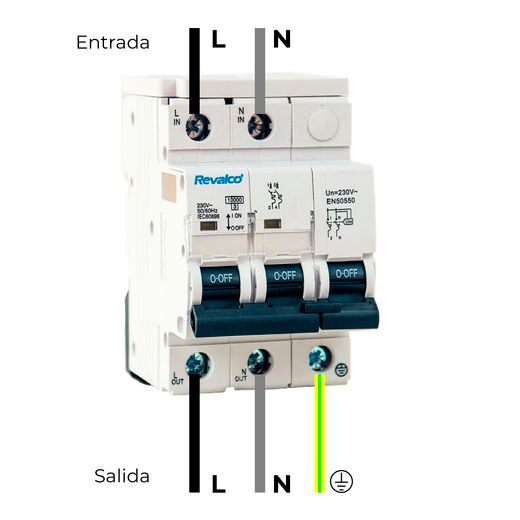 Iga 2P 25A C 10Ka - Protector De Sobretension Permanente Segun Normativa En-50550 Y Transitorio 5-15Ka 275V