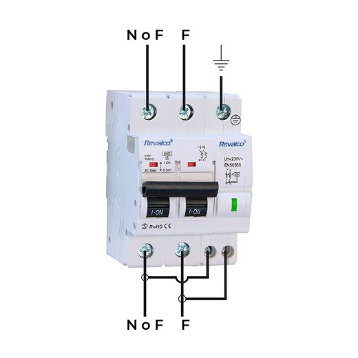 Iga 2P 32A C 10Ka - Proteccion Contra Sobretensiones Permanente Segun Normativa En-50550