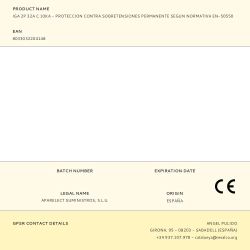 Iga 2P 32A C 10Ka - Proteccion Contra Sobretensiones Permanente Segun Normativa En-50550