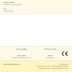 Iluminación Decorativa Con Forma De Chimenea De Led 29 X 10 X 23 Cm