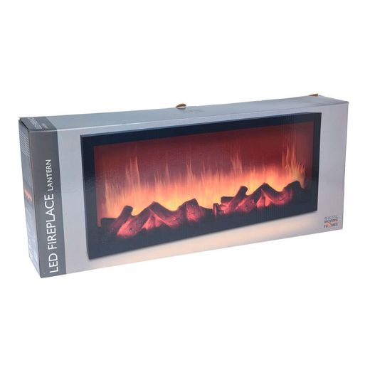 Iluminación Decorativa Con Forma De Chimenea De Led 57 X 10 X 25 Cm