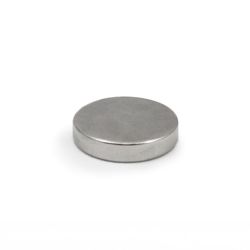 Imán Neodimio Disco Im28 Níquel Ø20 X 5 Mm