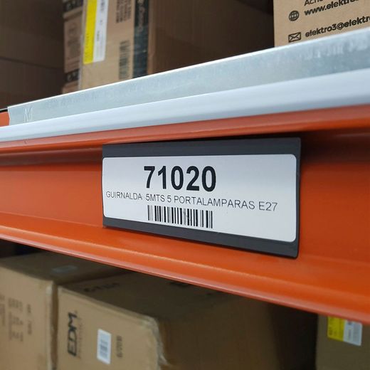 Iman Para Etiquetas Estanteria 10,5 X 4,0 Cm