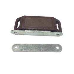 Imán Para Puerta Marrón (2 Piezas) 75 X 15 X 24 Mm