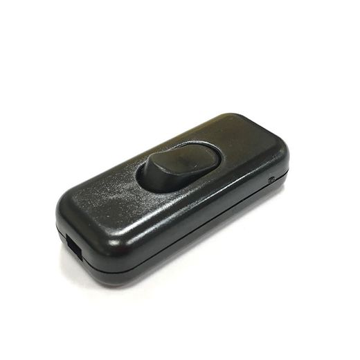 Interruptor De Paso, 4A 250V~, Negro (Retractilado)