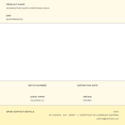 Interruptor Puerta Empotrado Bola