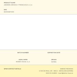 Jabonera Arenisca Y Fresno Ø10,5 X 2 Cm