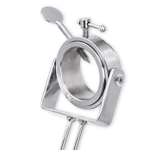 Jamonero Plegable Cabezal Giratorio Base Madera 3 Claveles