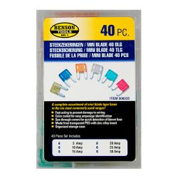 Juego 40 Mini Fusibles Para Coche