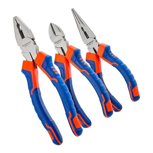 Juego De 3 Alicates, 160 + 160 + 200 Mm