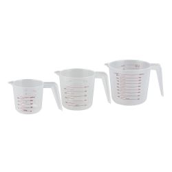 Juego De 3 Jarras Medidoras De 250/500/1000 Ml