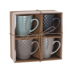 Tazas De Café Colores Surtidos 200 Ml, 4 Uds