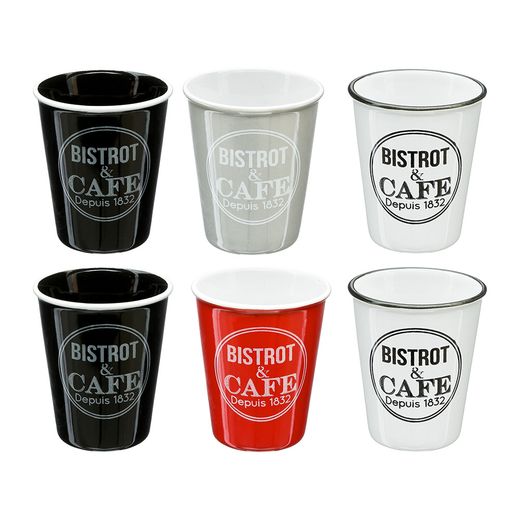 Juego De 6 Tazas Modelo Bistrot 11Cl